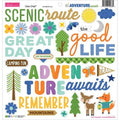 Adventure Awaits - Chipboard Icons