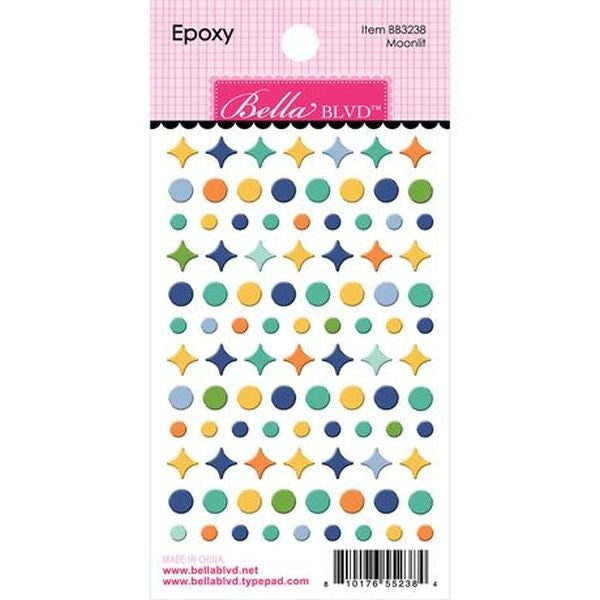 Adventure Awaits - Epoxy Stickers - Moonlit