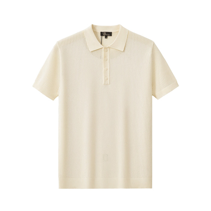 AirFlex Mesh Knit Polo IVORY