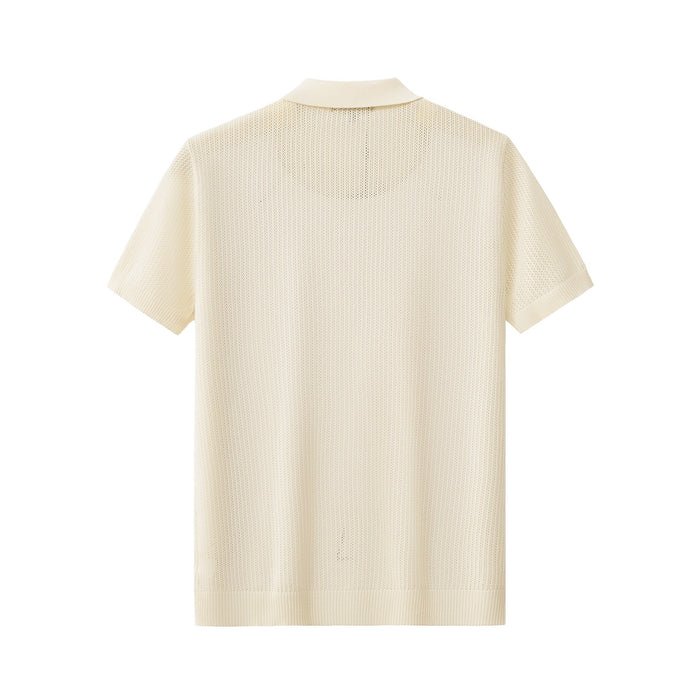 AirFlex Mesh Knit Polo IVORY