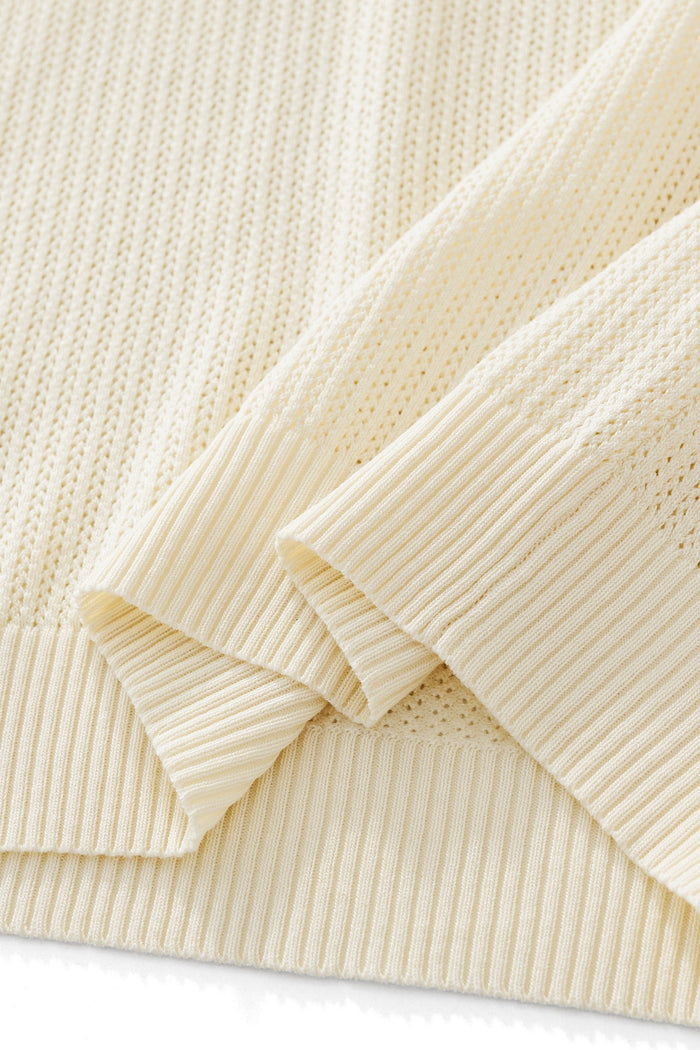 AirFlex Mesh Knit Polo IVORY