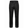 Angelino Black Garden Jacquard Dress Pants
