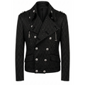 Angelino Crystal Obsidian Monarch Jacket