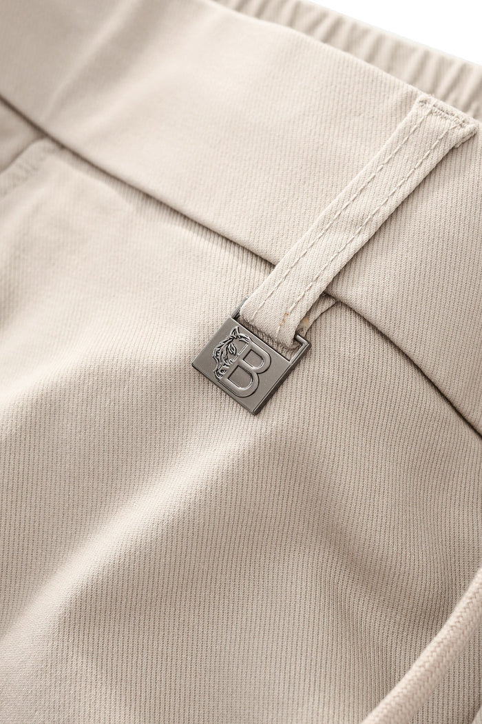 Apex Drawstring Stretch Pants BEIGE