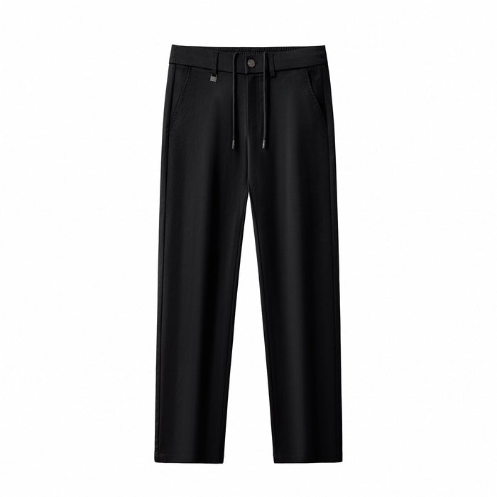 Apex Drawstring Stretch Pants BLACK