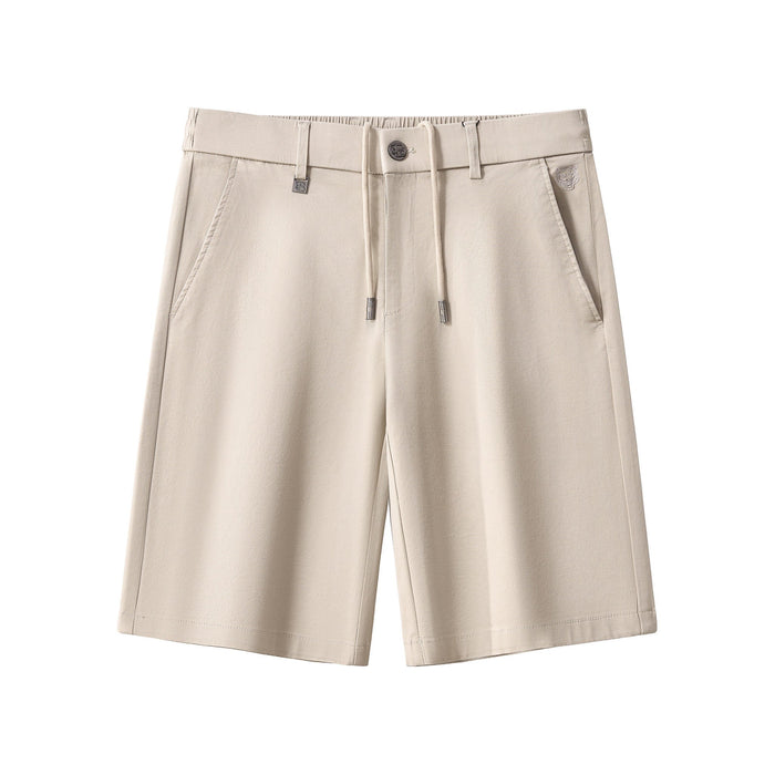Apex Drawstring Stretch Shorts BEIGE