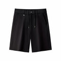 Apex Drawstring Stretch Shorts BLACK