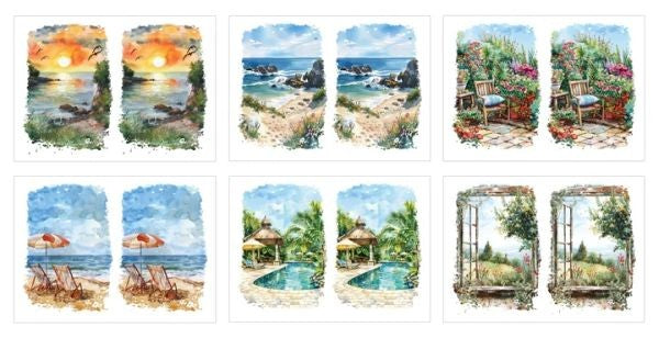 AquaInk Transfer Sheets - Tranquility