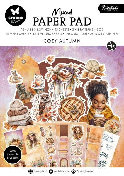 Autumn Essentials - Mixed Paper Pad