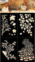 Autumn in the Woods - Autumn Pathway - Stencil