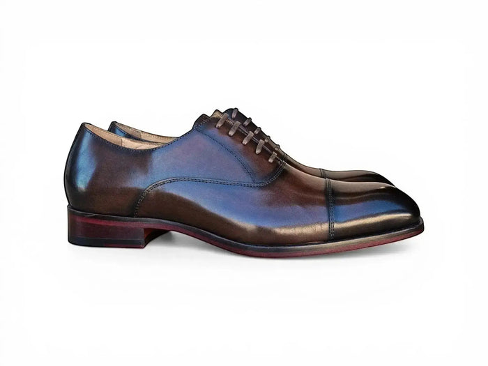 Avon Cap Toe Oxford in Leather Sole