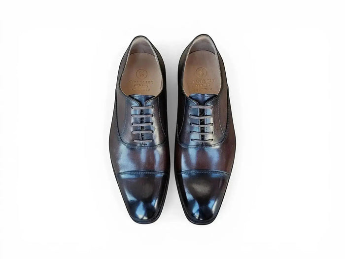Avon Cap Toe Oxford in Leather Sole