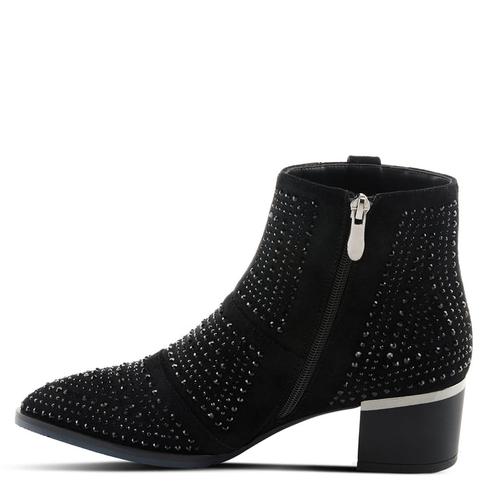 Azura Heavena Black Crystal Boot