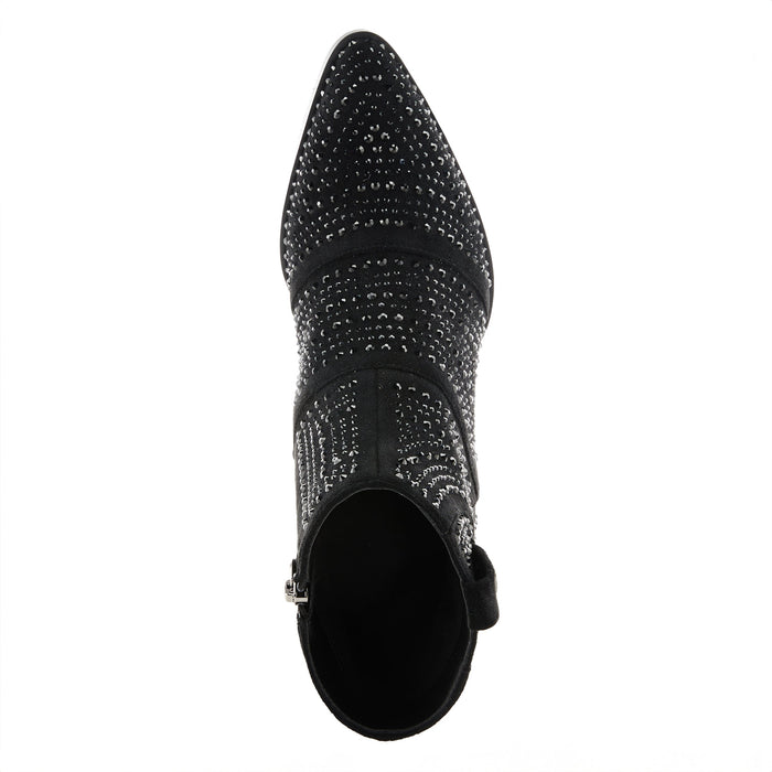 Azura Heavena Black Crystal Boot