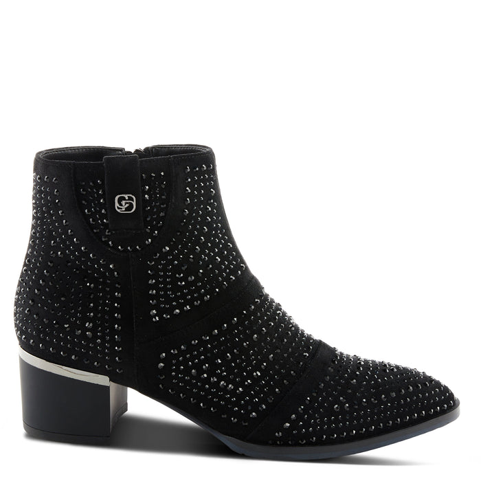 Azura Heavena Black Crystal Boot