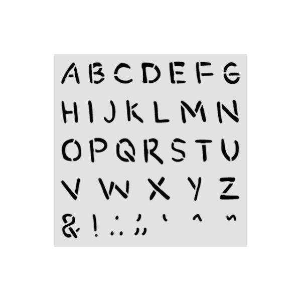 Baby - Stencil - Alphabet