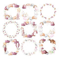 Baby Bliss in Pink - Ephemera - Frames
