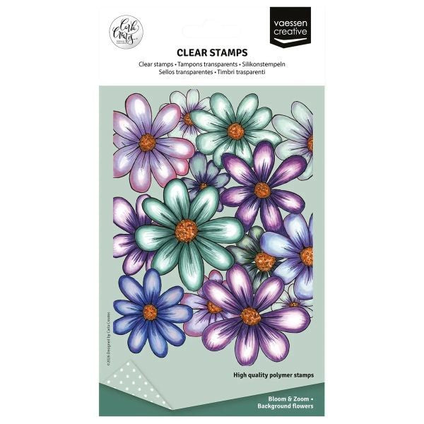 Background Flowers - Clear Stamps