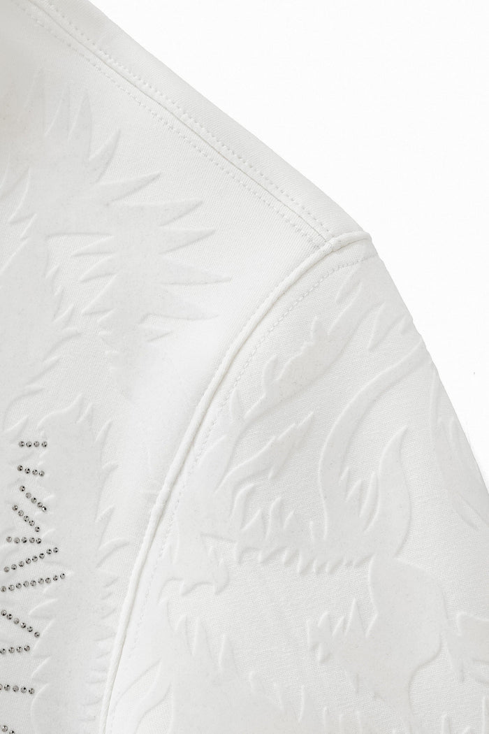 Barocco Midnight Roar sweatshirt WHITE