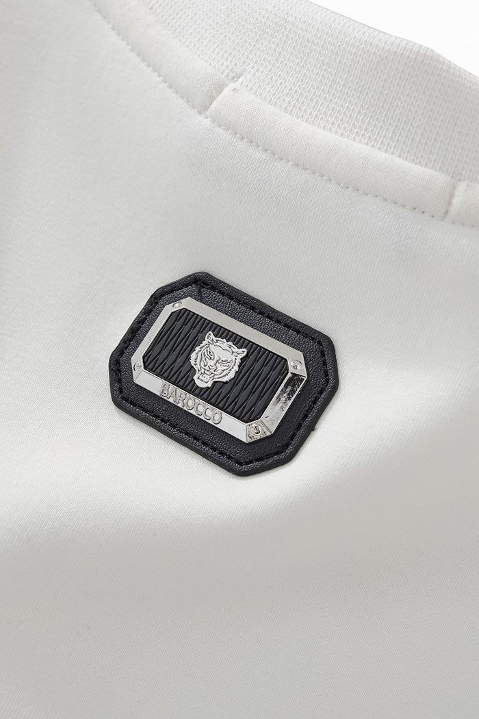 Barocco Midnight Roar sweatshirt WHITE