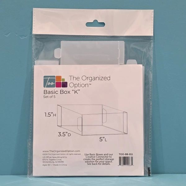 Basic Box K - 3.5x5x1.5 - Set of 5