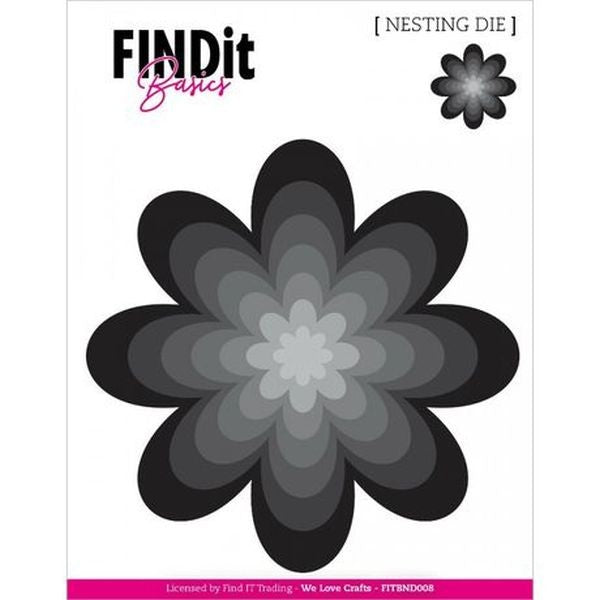 Basics Nesting Dies - Petal Flower