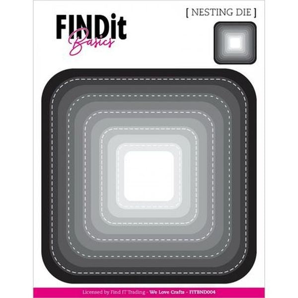 Basics Nesting Dies -Curved Squares