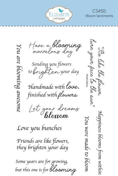 Beautiful Blooms - Bloom Sentiments - Clear Stamps