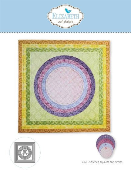 Beautiful Blooms - Stitched Squares and Circles - Dies