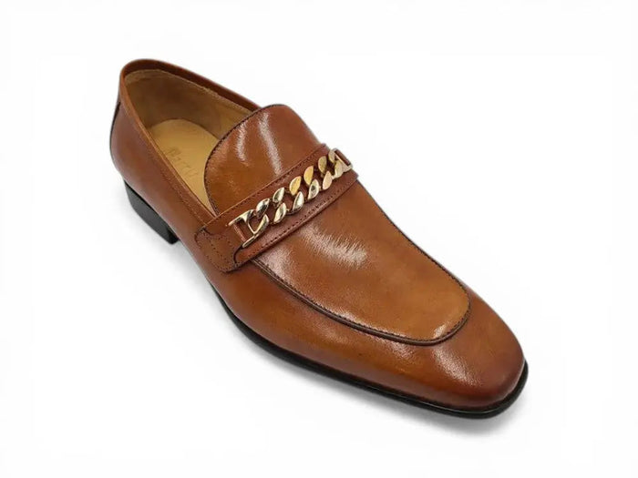 Beveled Squared Toe Loafer