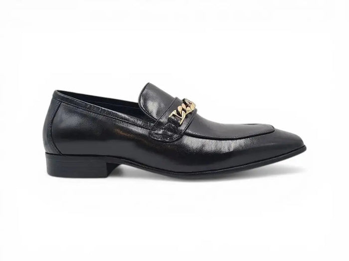 Beveled Squared Toe Loafer