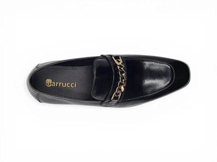 Beveled Squared Toe Loafer