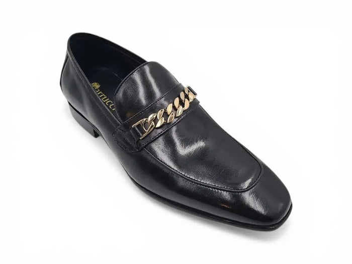 Beveled Squared Toe Loafer