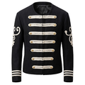 BlackBomb Sergeant Major Soutache Jacket in Black/Ivory