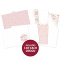 Blushing Blossoms - Luxury Card Inserts
