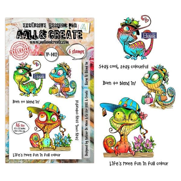 Born to Blend In - Clear Stamps