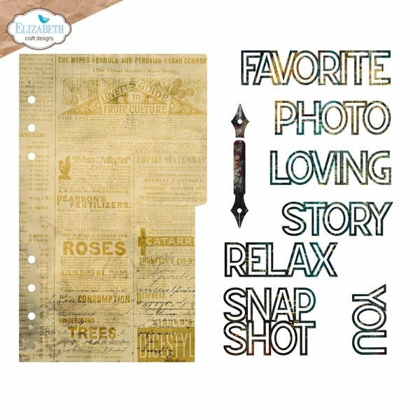 Botanical Blend Collection - Page with Large Tab 1 - Dies