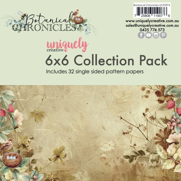 Botanical Chronicles - 6x6 Paper Pad