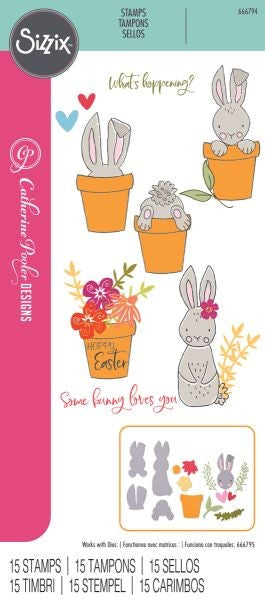 Bunny Bits & Blooms - Clear Stamps