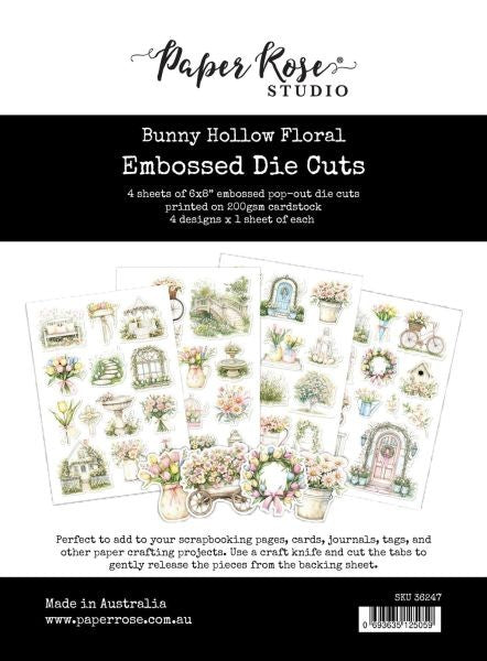 Bunny Hollow - Floral Embossed Die Cuts