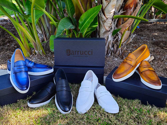 Burnished Leather Sneaker