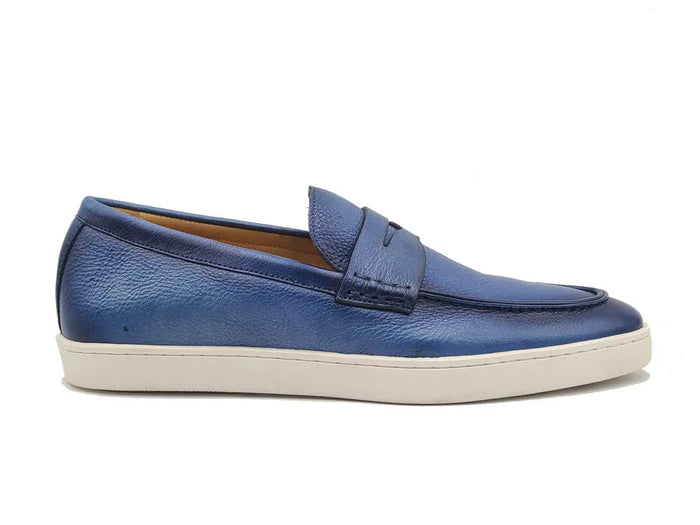 Burnished Leather Sneaker
