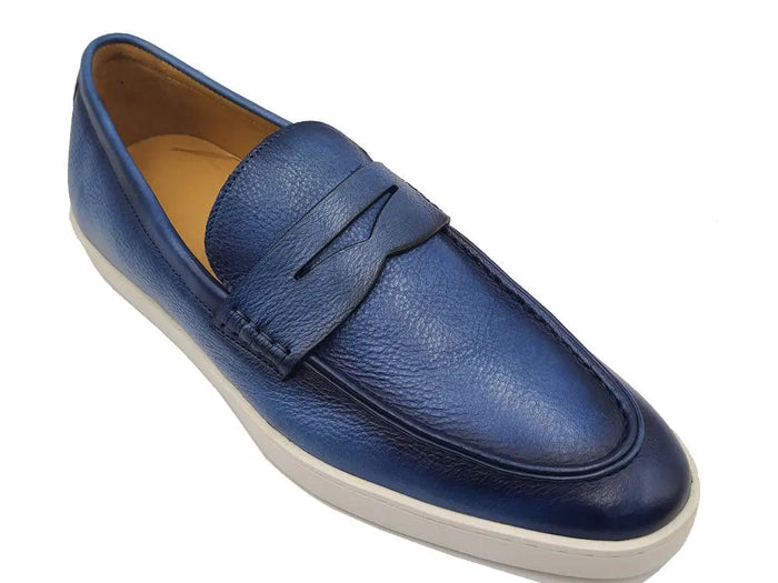 Burnished Leather Sneaker