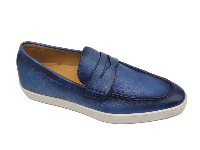 Burnished Leather Sneaker