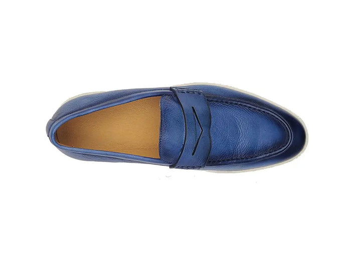 Burnished Leather Sneaker