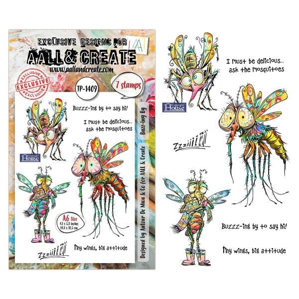 Buzz-ing By - Clear Stamps