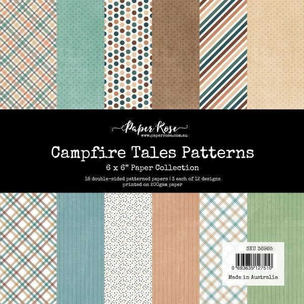 Campfire Tales - 6x6 Paper Collection - Patterns