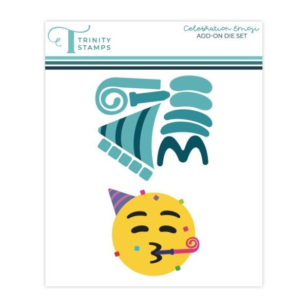 Celebration Emoji - Circle Card Add-On Dies