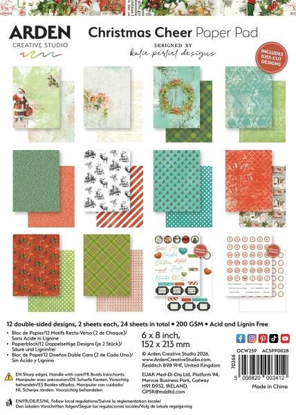 Christmas Cheer - 6x8 Paper Pad