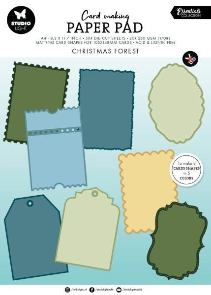 Christmas Forest - Card Making Pad